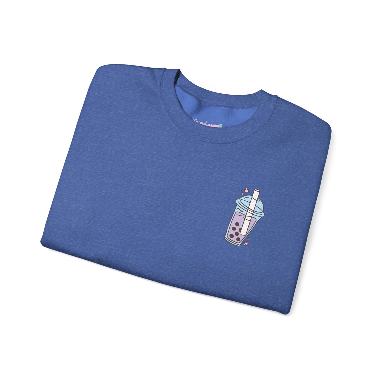 Kay'Z Inspiration Unisex Crewneck Sweatshirt (White & Blue Lettering)
