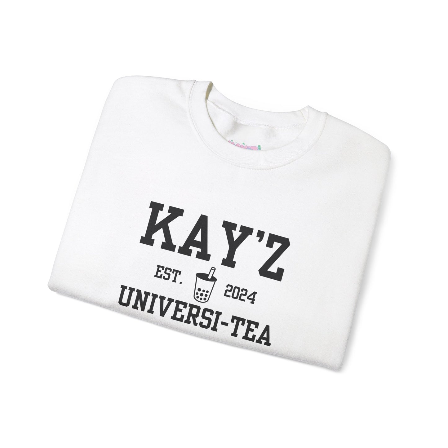 Kay'Z Universi-tea Crewneck Sweatshirt (Black Lettering)