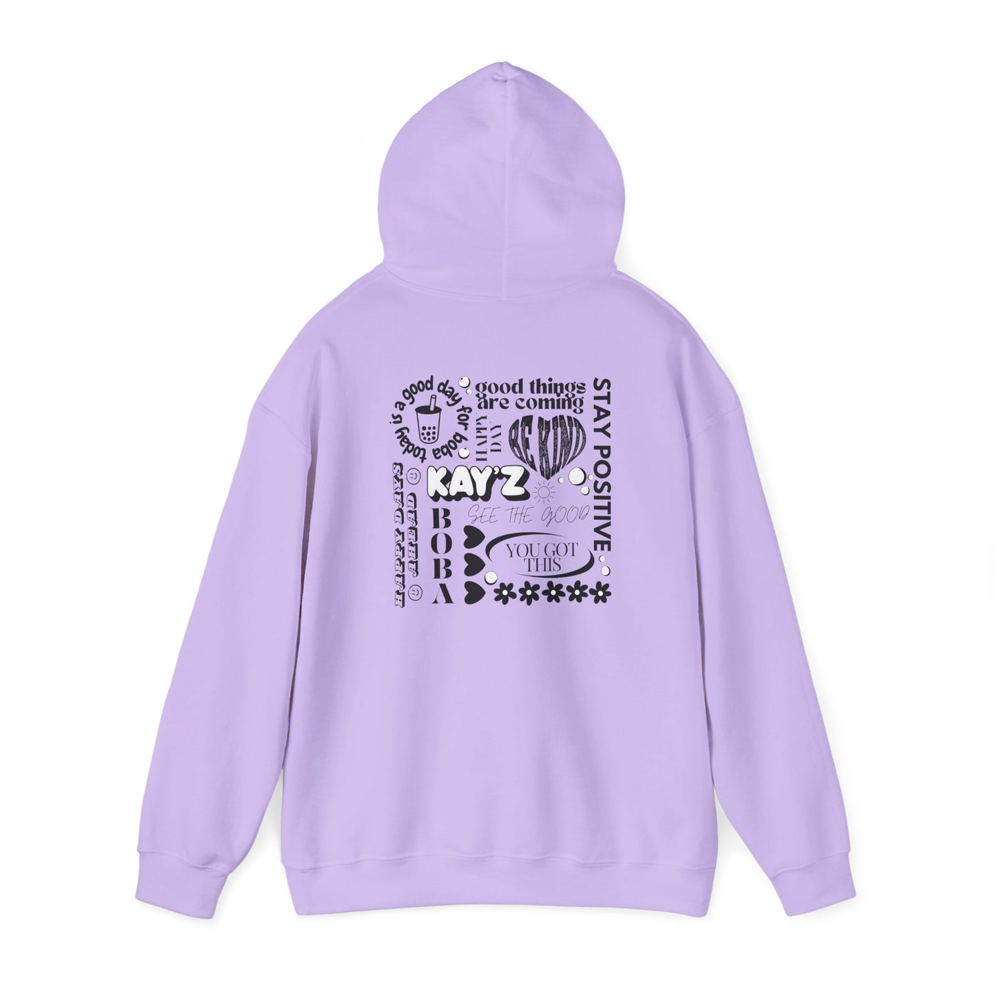 Black & White Kay'Z Inspirational Unisex Hoodie
