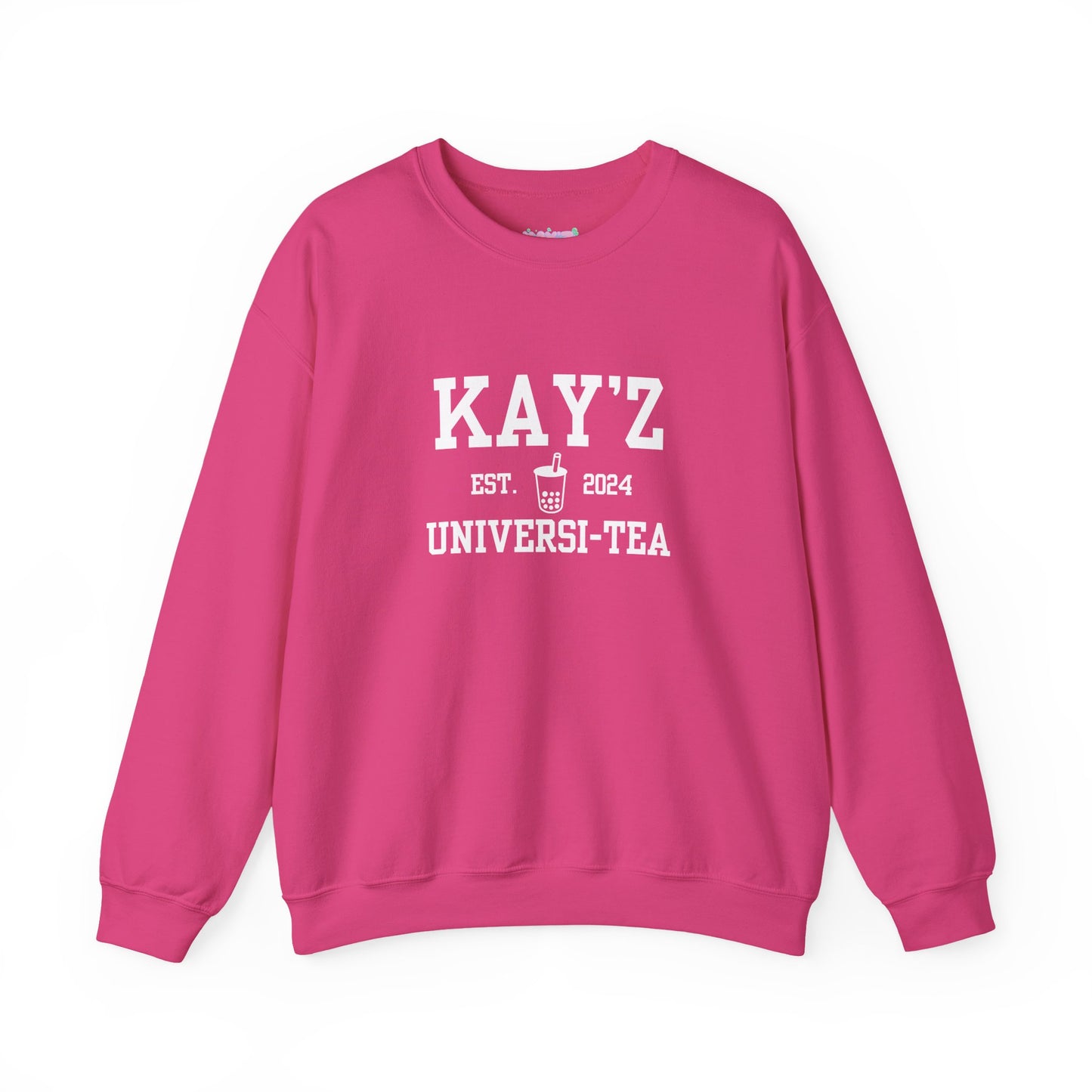Kay'Z Universi-tea Crewneck Sweatshirt (White Lettering)