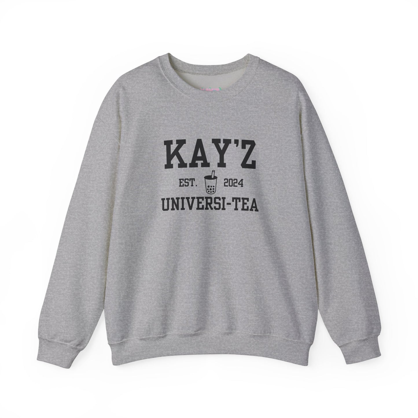 Kay'Z Universi-tea Crewneck Sweatshirt (Black Lettering)