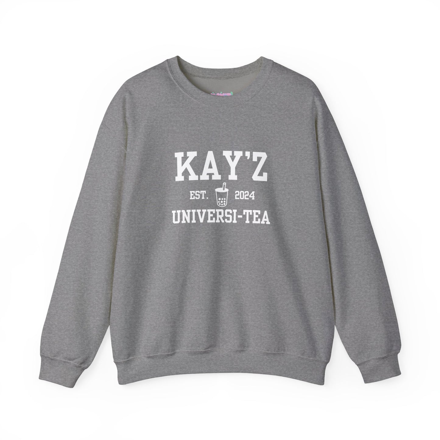 Kay'Z Universi-tea Crewneck Sweatshirt (White Lettering)