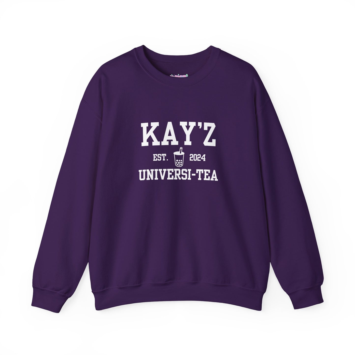 Kay'Z Universi-tea Crewneck Sweatshirt (White Lettering)