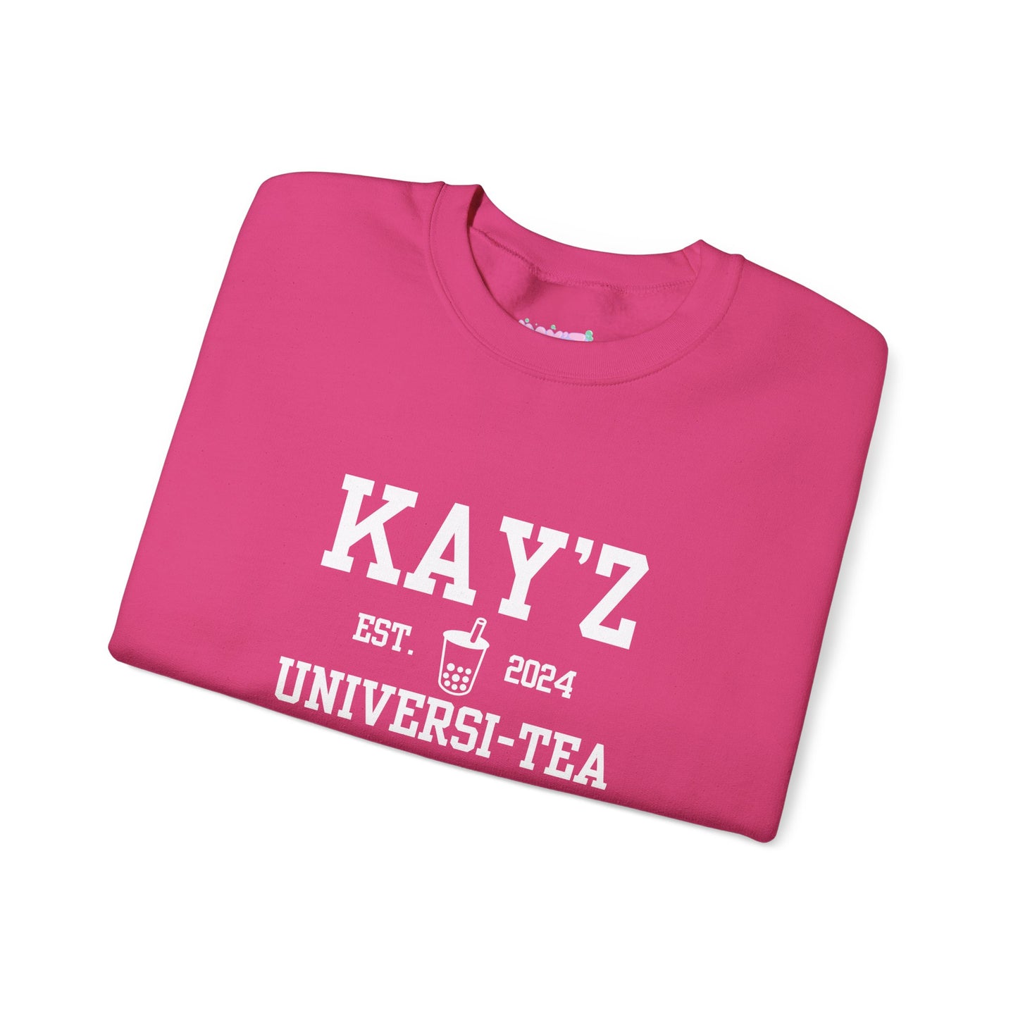 Kay'Z Universi-tea Crewneck Sweatshirt (White Lettering)