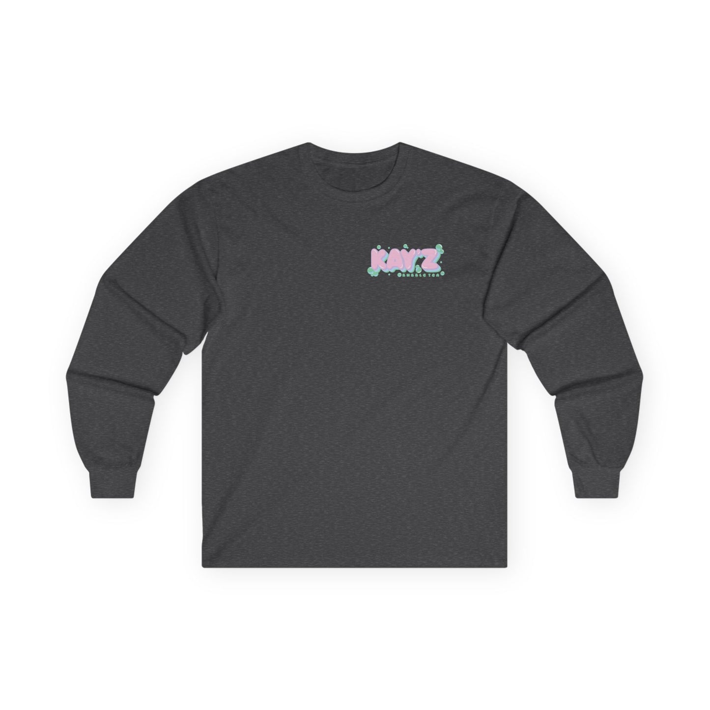 Kay'Z Inspirational Unisex Long Sleeve Tee (Blue Lettering)