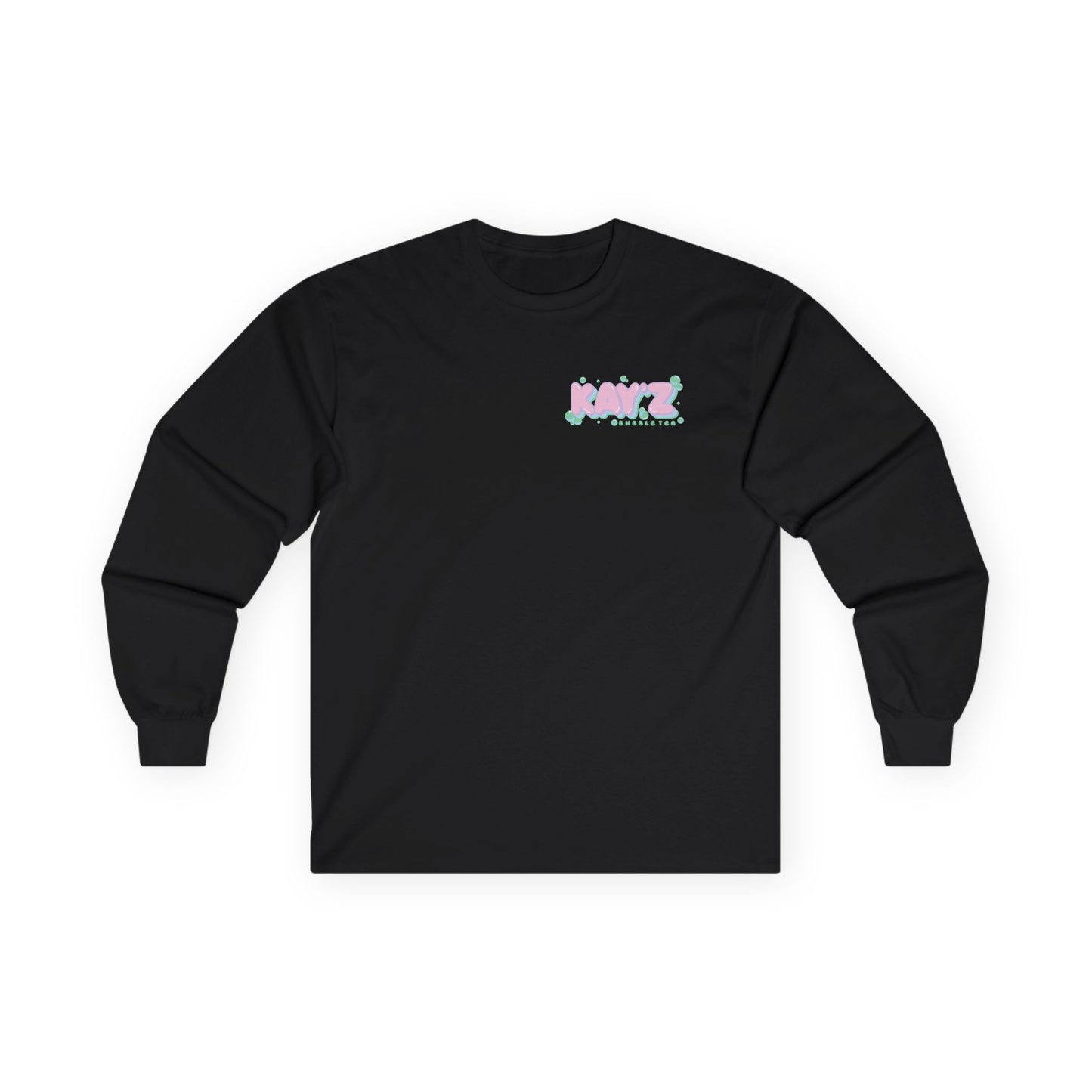 Kay'Z Inspirational Unisex Long Sleeve Tee (Blue Lettering)