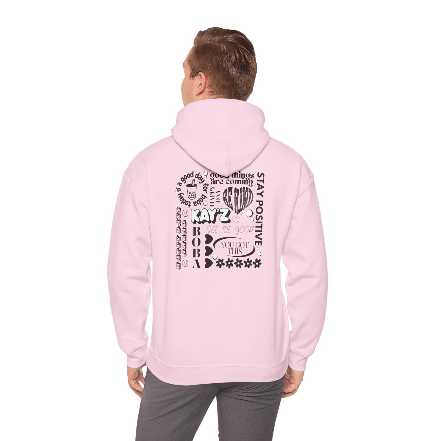 Black & White Kay'Z Inspirational Unisex Hoodie
