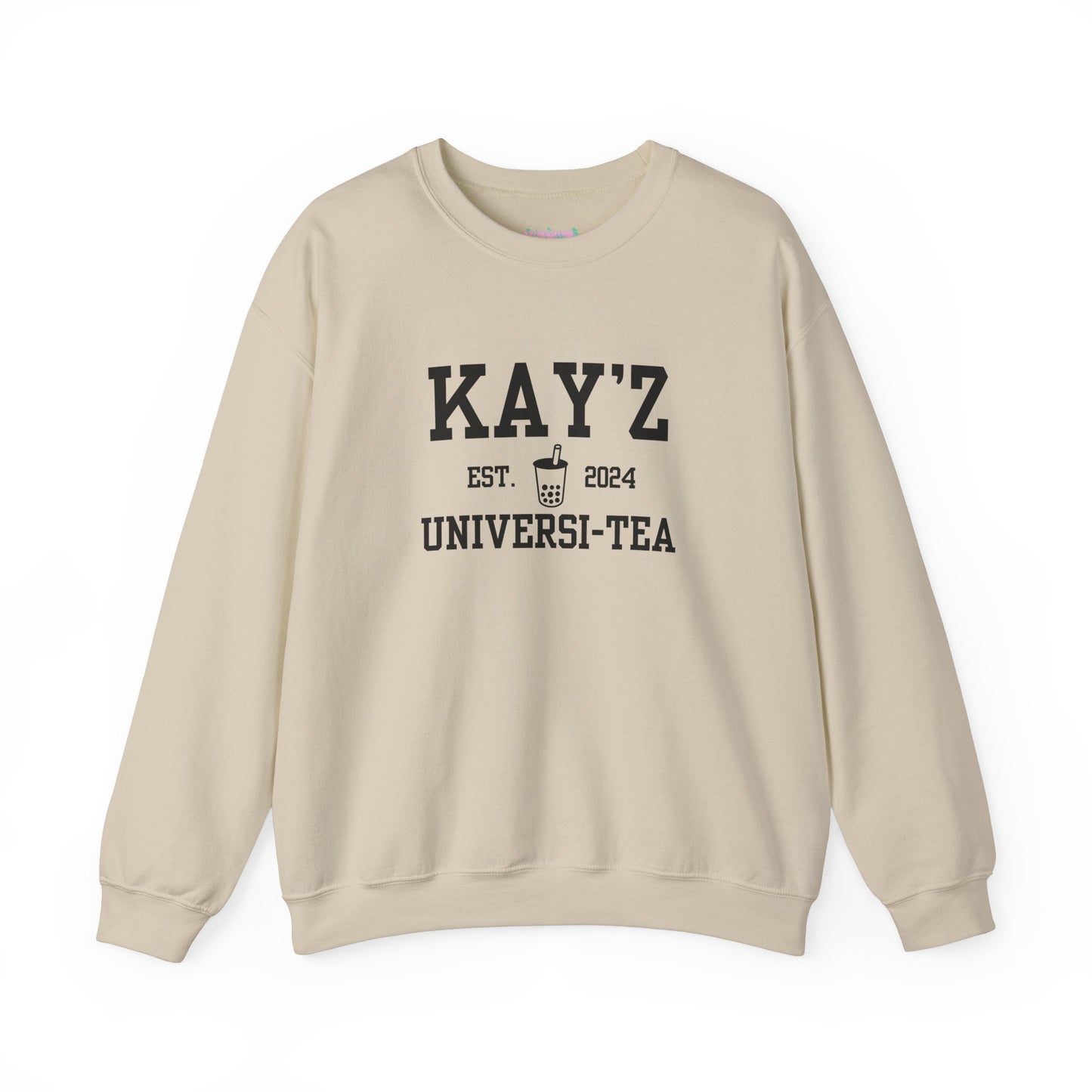 Kay'Z Universi-tea Crewneck Sweatshirt (Black Lettering)