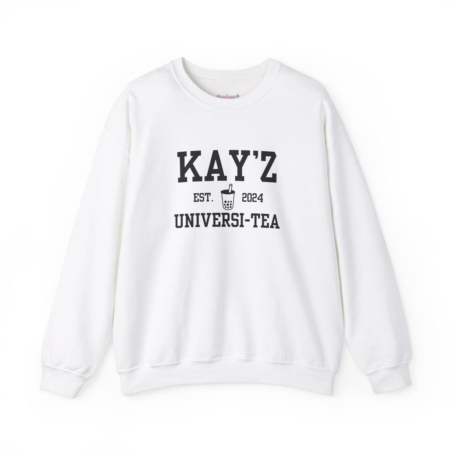 Kay'Z Universi-tea Crewneck Sweatshirt (Black Lettering)