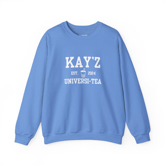 Kay'Z Universi-tea Crewneck Sweatshirt (White Lettering)