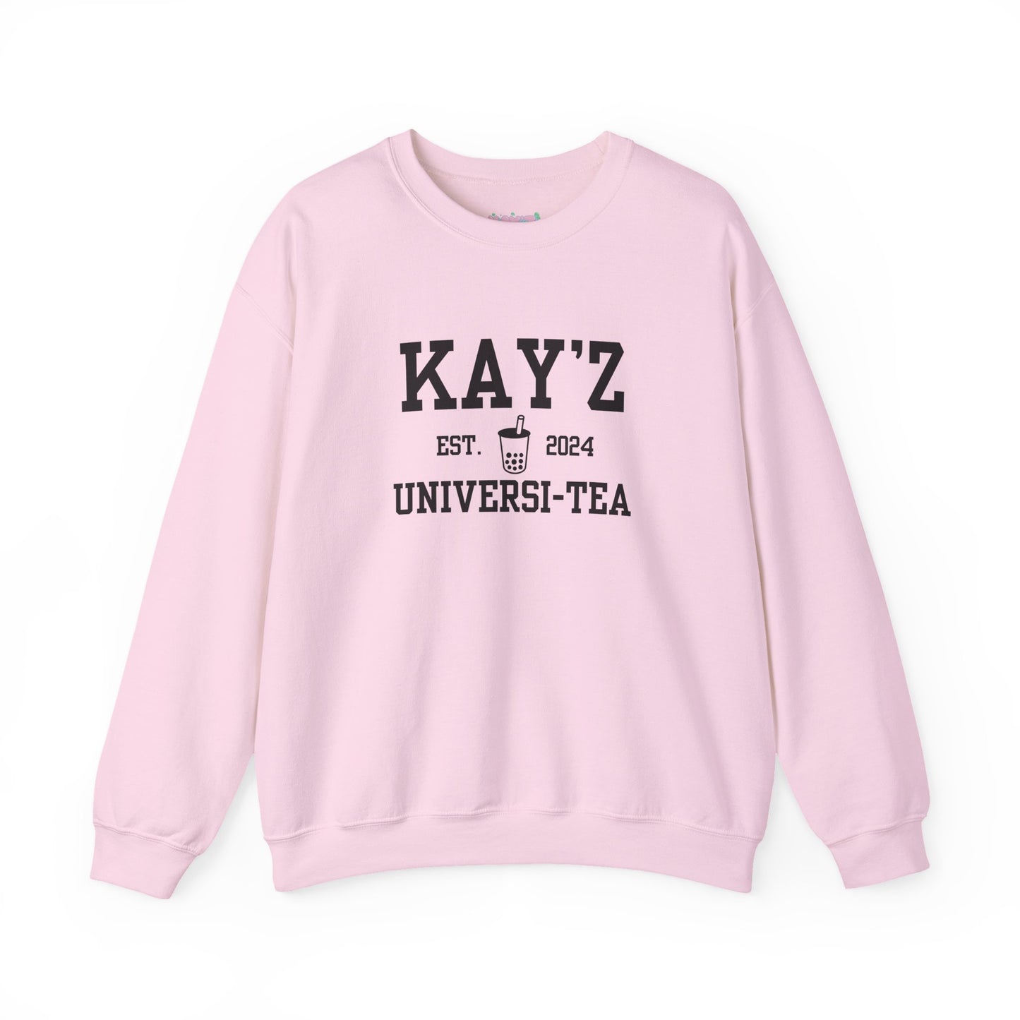 Kay'Z Universi-tea Crewneck Sweatshirt (Black Lettering)