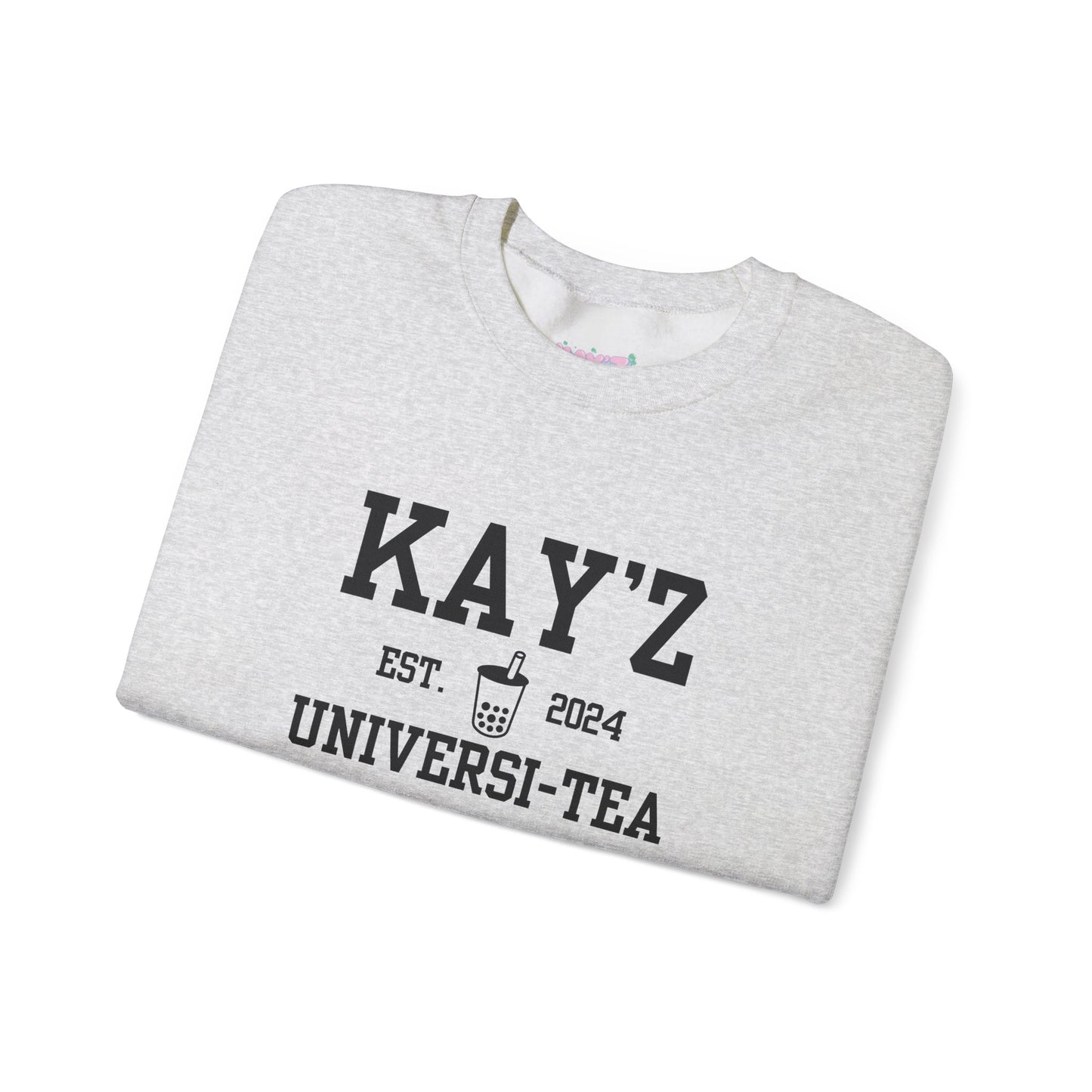 Kay'Z Universi-tea Crewneck Sweatshirt (Black Lettering)