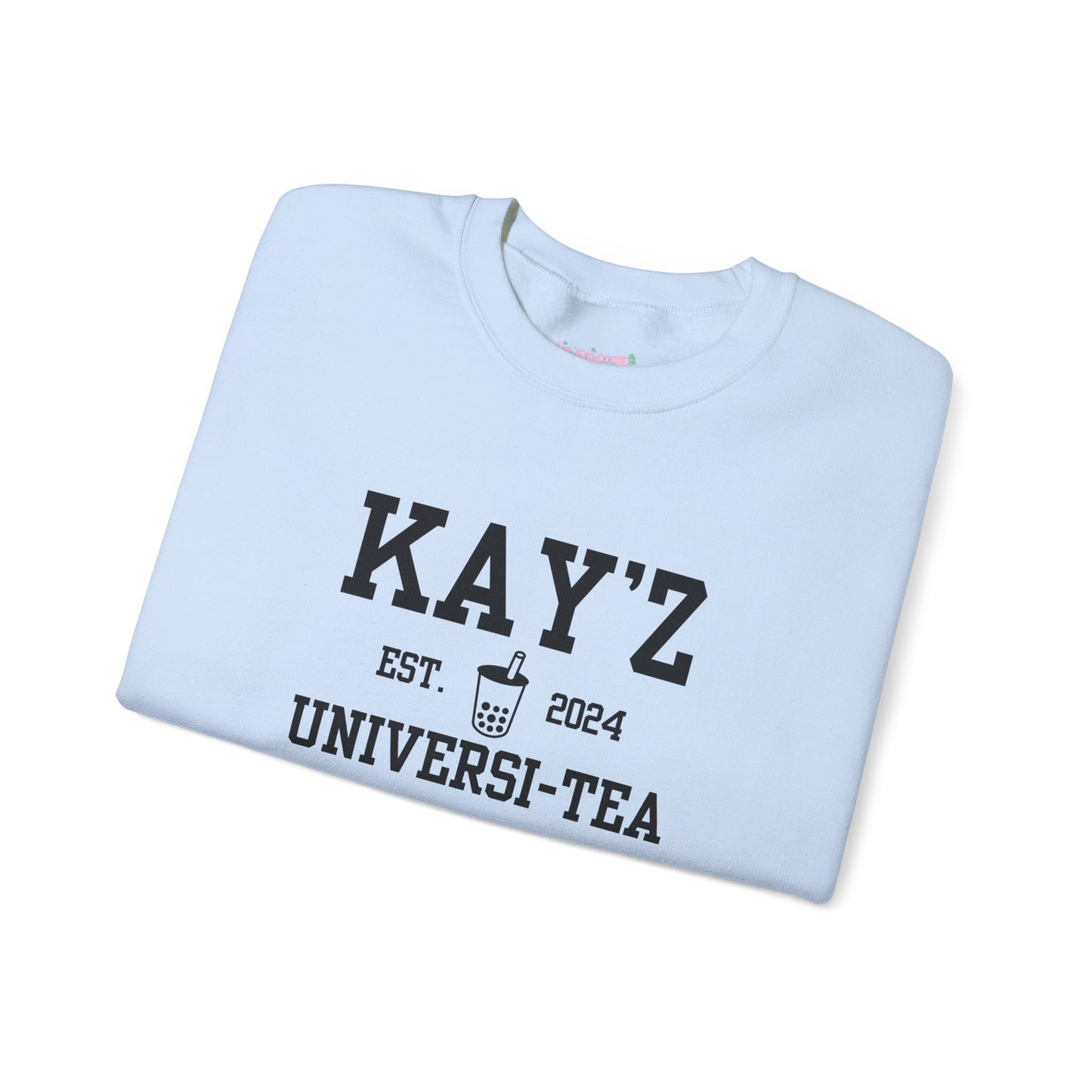 Kay'Z Universi-tea Crewneck Sweatshirt (Black Lettering)