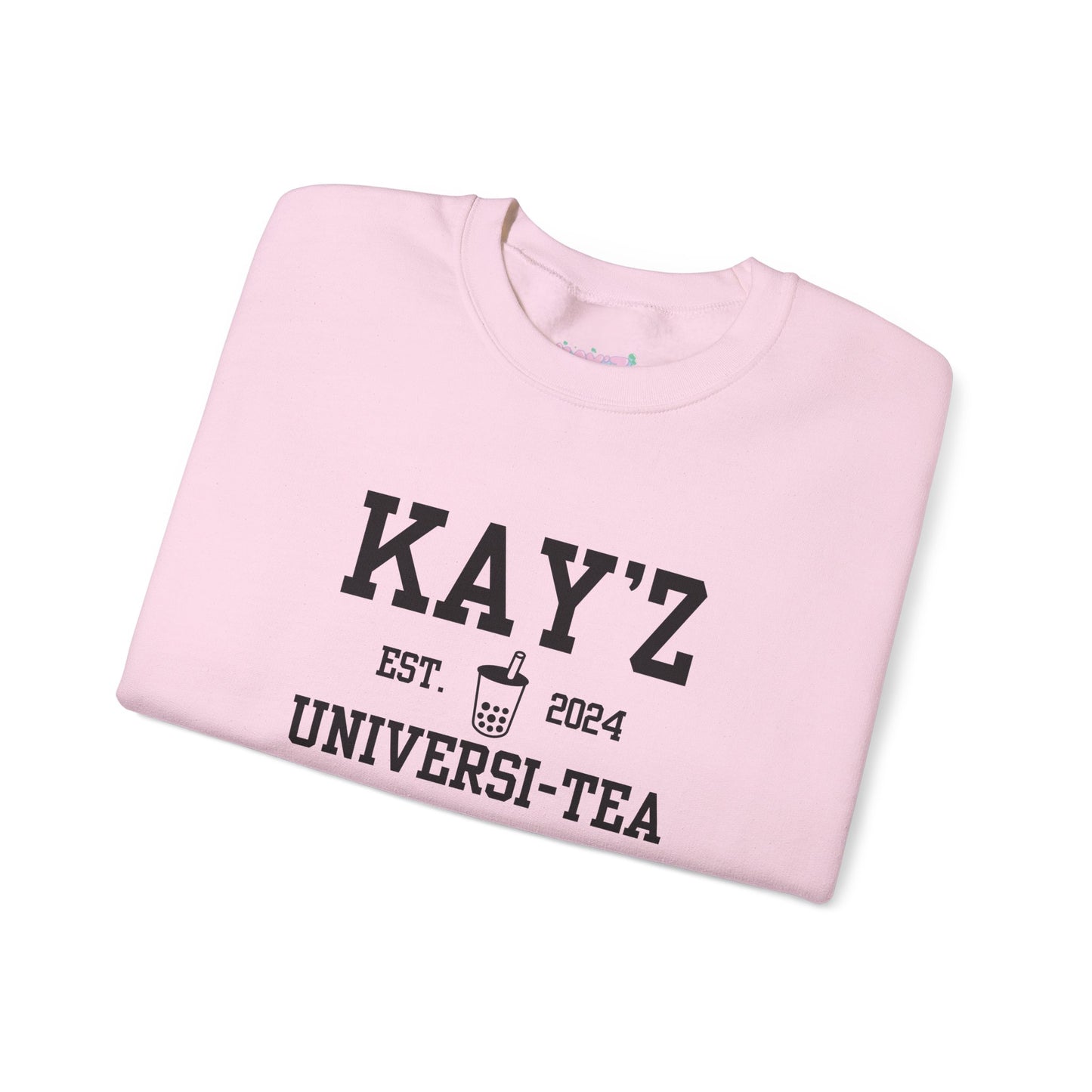 Kay'Z Universi-tea Crewneck Sweatshirt (Black Lettering)