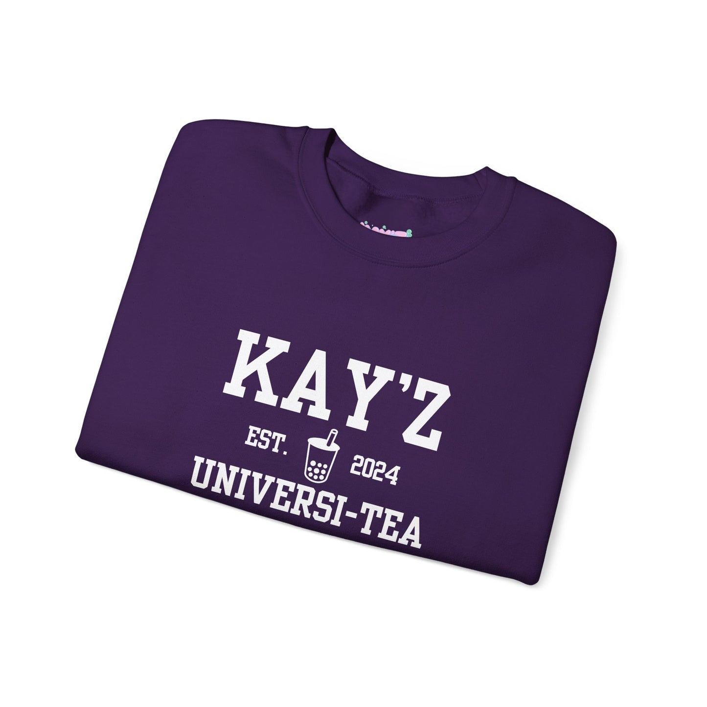 Kay'Z Universi-tea Crewneck Sweatshirt (White Lettering)